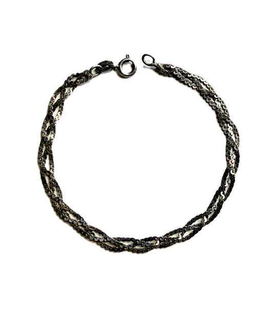 sterling silver chain bracelet