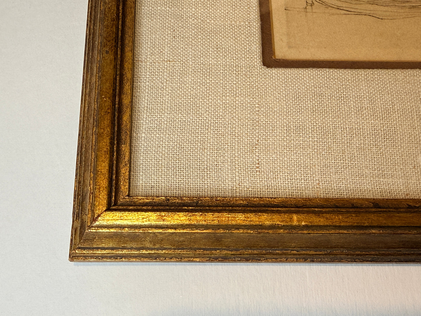 Vintage Catalda Fine Arts Print Durer Quay at Antwerp Framed 1940s