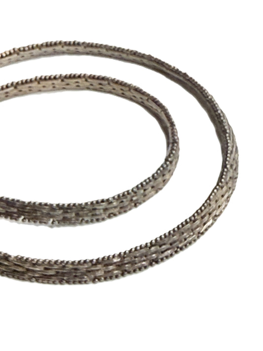 italy sterling silver diamond cut chain necklace MBC
