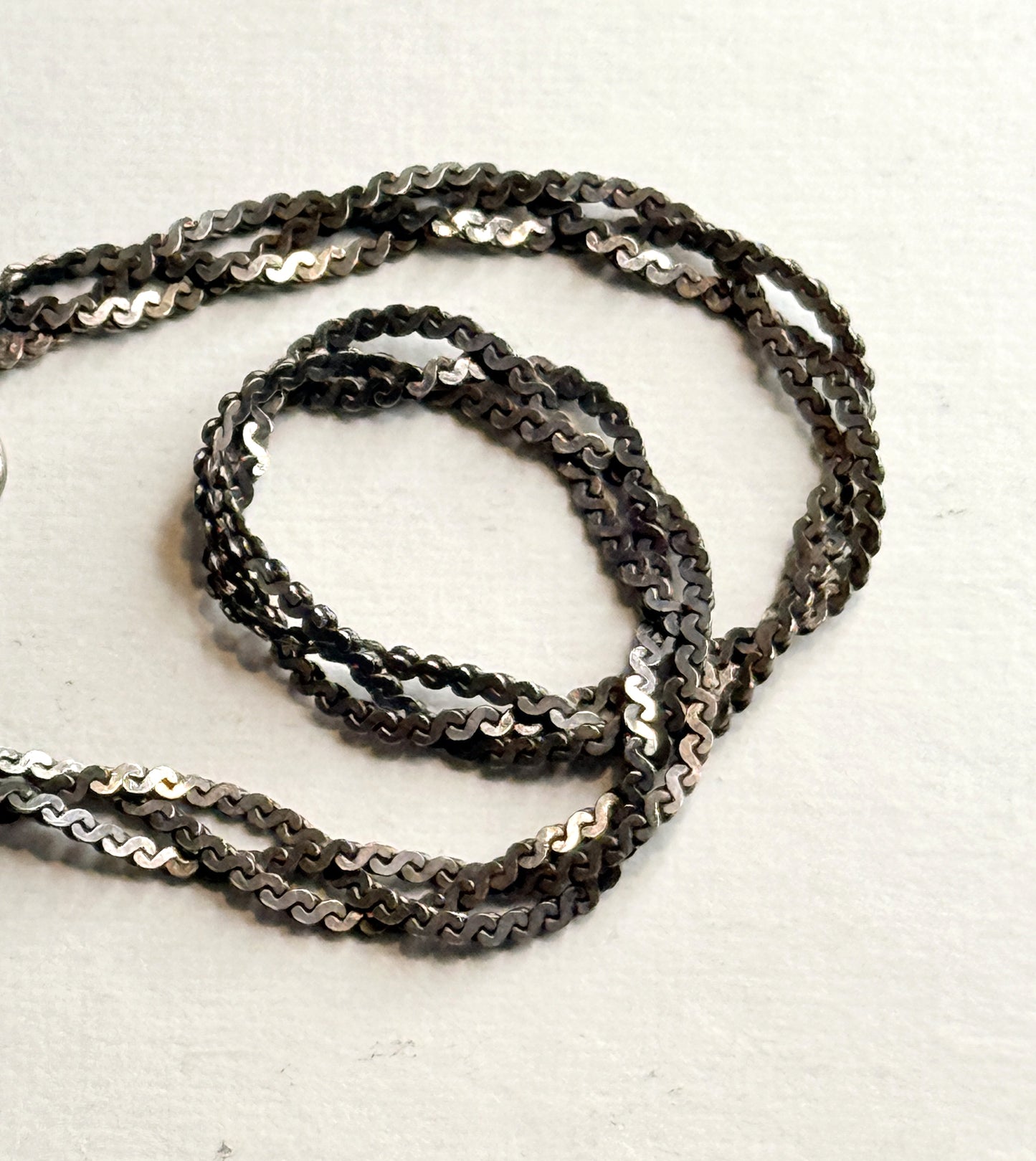 sterling braided chain bracelet