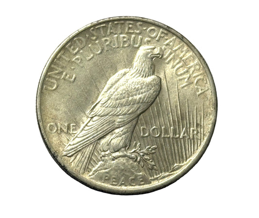 1924 U.S. Peace dollar coin 90% silver